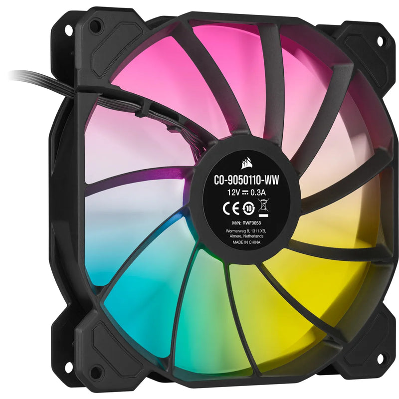 Corsair Ll120 Rgb 120Mm Dual Light Loop Rgb Led Pwm 600 - 1500 Rpm Cooling Fan 3 Pack With Lighting Node Pro - White