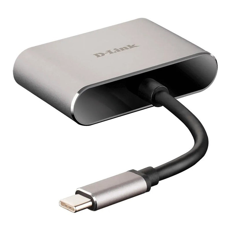 D-Link Consumer Usb-C To Hdmi Vga Adapter Hdmi Port (3840 X 2160 Or 4096 X 2160 Pixels @ 30 Hz) Vga Port (1920 X 1080 Or 1280 X 720 Pixels @ 6