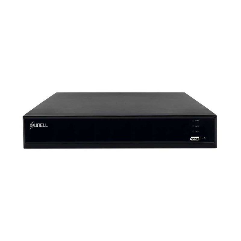 Sunell 8-Channel 1-Bay Network Video Recorder, 1X Lan, 8X Poe, H.265, Face Recognition (Sn-Nvr2608E1-P8E-J)