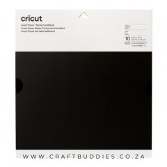 Cricut Smart Sticker Cardstock 33X33Cm 10 Sheets (Black)