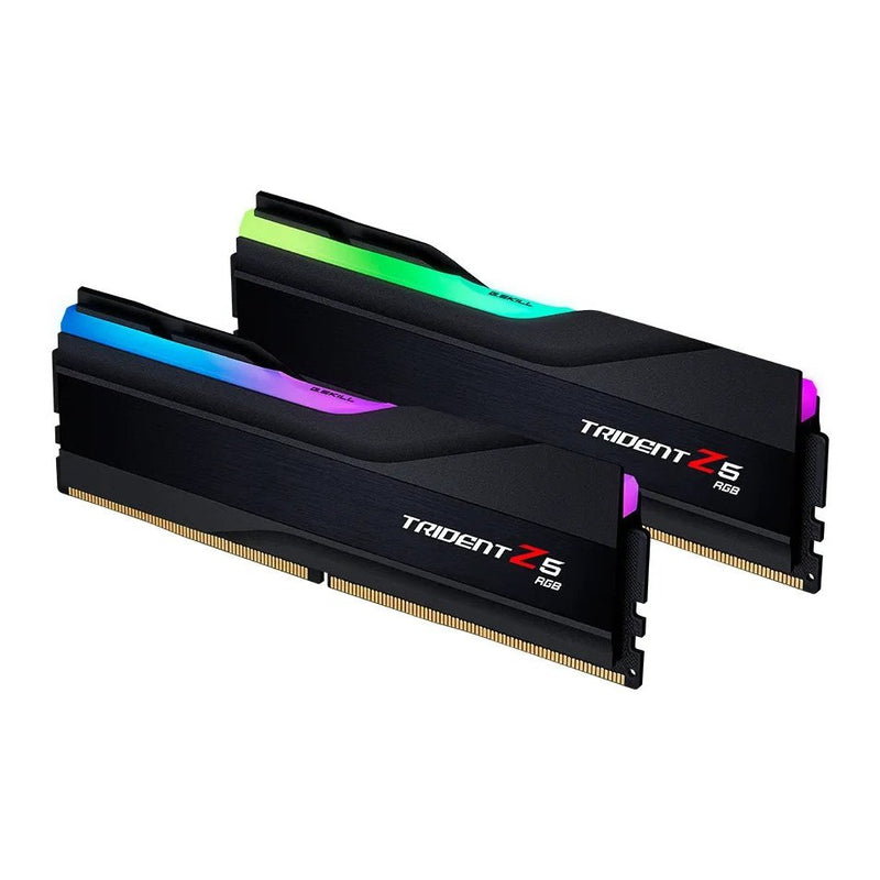 G.Skill Tridentz5 Rgb Ddr5-6000Mhz Cl40-40-40-96 1.35V 32Gb (2X16Gb) - Black