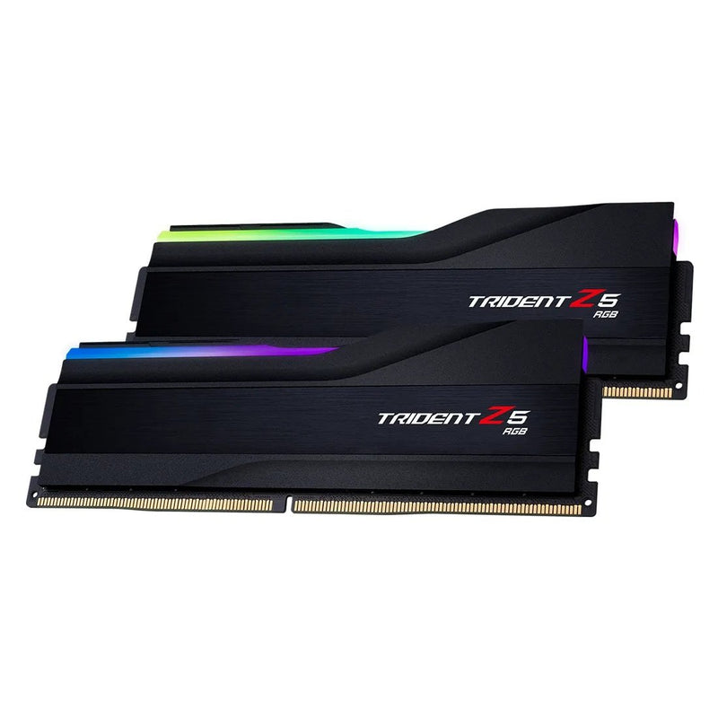 G.Skill Tridentz5 Rgb Ddr5-6000Mhz Cl40-40-40-96 1.35V 32Gb (2X16Gb) - Black