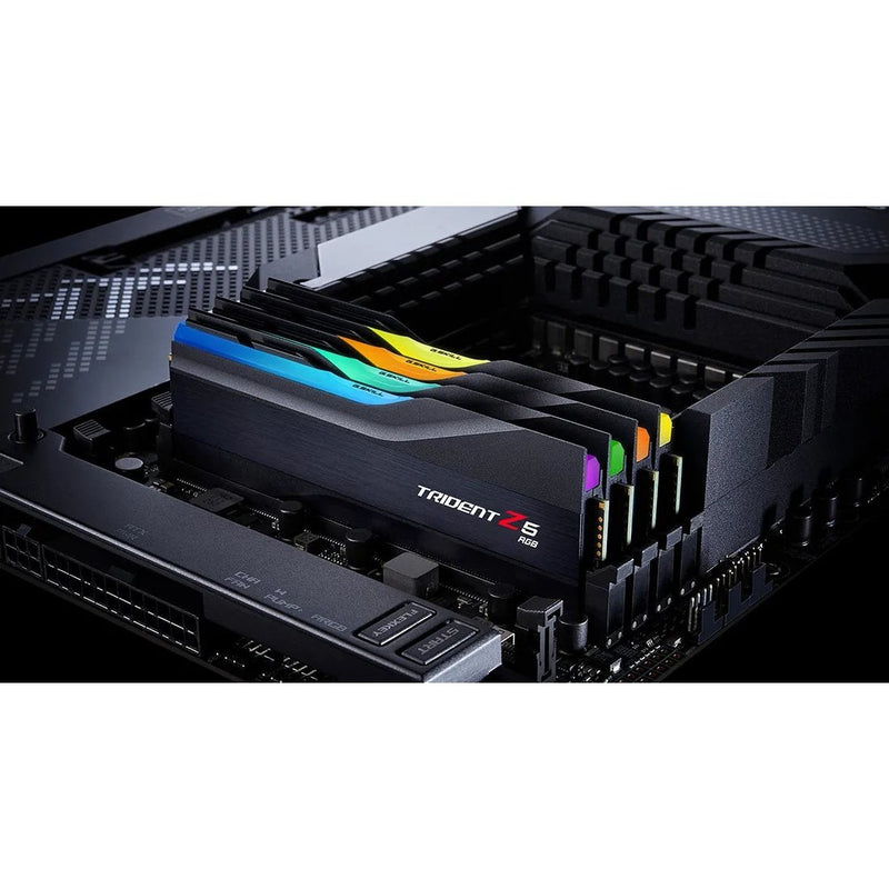 G.Skill Tridentz5 Rgb Ddr5-6000Mhz Cl40-40-40-96 1.35V 32Gb (2X16Gb) - Black