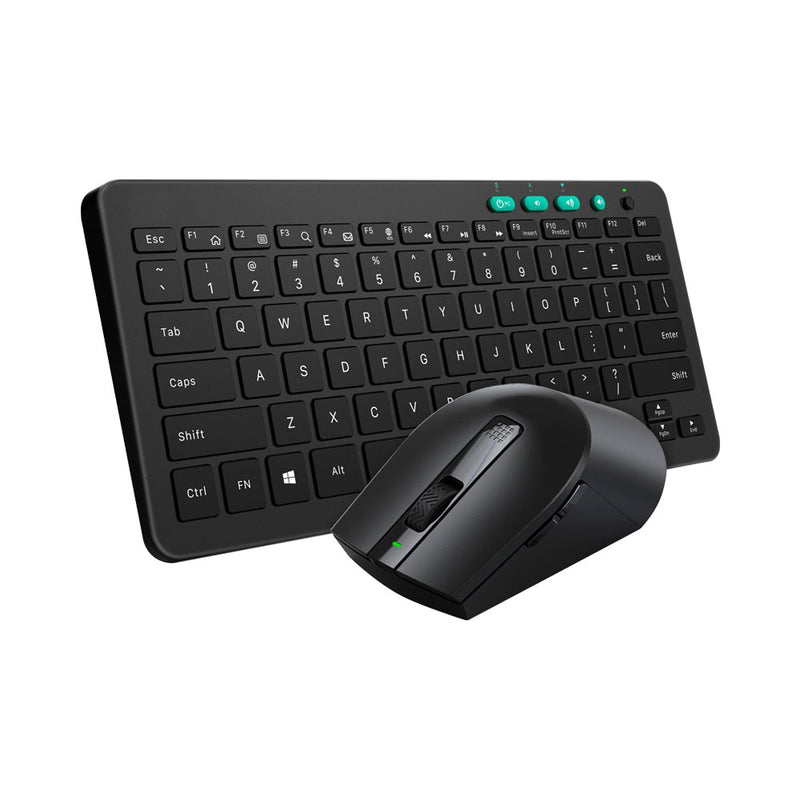 Zoweetek 82-Key 2.4Ghz Wireless Slim Keyboard And Mouse Combo