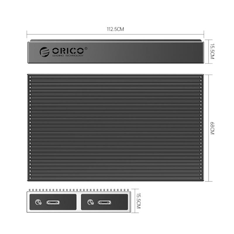 Orico Dual-Bay M.2 Nvme + Sata Ssd Enclosure