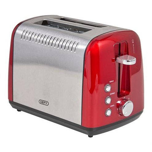 Defy 2 Slice Metallic Red Toaster - Paired With Wk828R Defy 1.7L Red Metallic Kettle Retail Box 1 Year Warranty