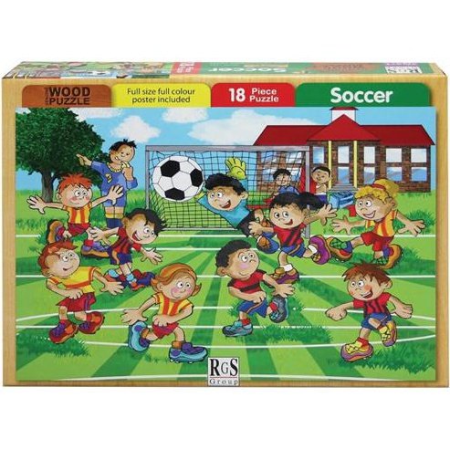 RGS 18pc Soccer Wooden Puzzle