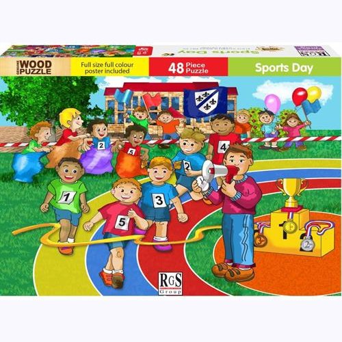 RGS 48pc Sports Day Wooden Puzzle