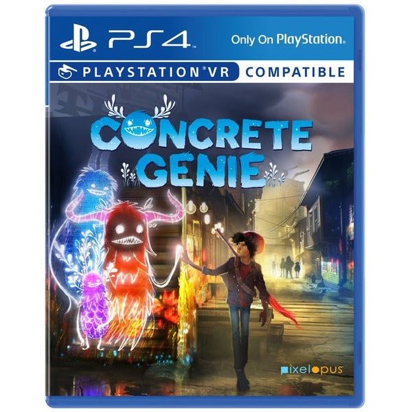 Playstation 4 Game Concrete Genie, Retail Box, No Warranty On Software