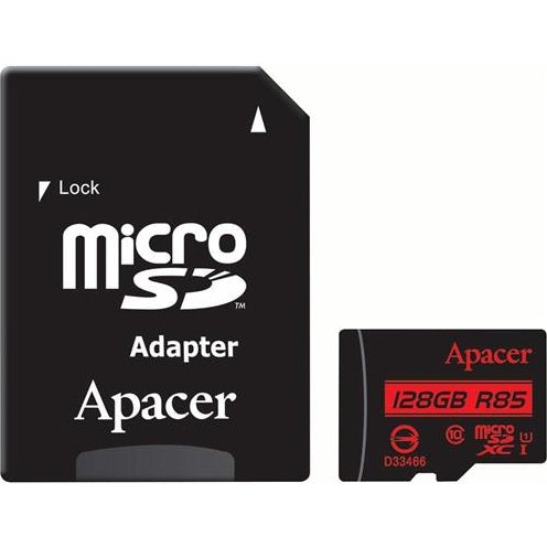 Apacer 128GB Class 10 MicroSD with Adapter