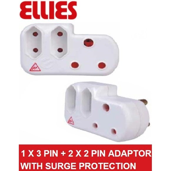 Ellies Power Socket Extension Adaptor with Surge protection