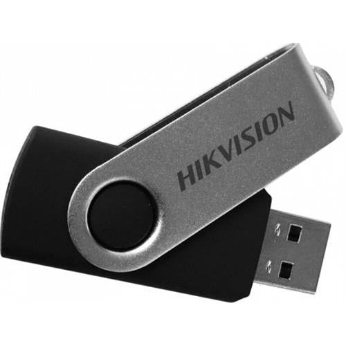 Hikvision M200S 32Gb Usb Flash Drive-Usb Interface Ver 2.0 Max Read Speed: 20Mb S, Max Write Speed: 10Mb S, Plug And Play, Small In Size, Easy To Carry Metal Swivel Cover, Colour Black, Retail Box, 1 Year Limited Warranty