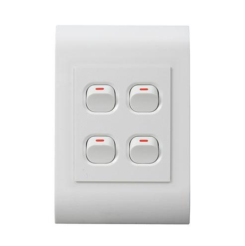 Lesco Pipelli 4 Lever 1 Way Flush Switch