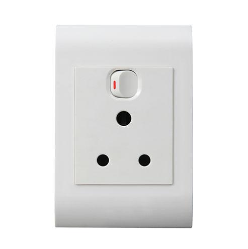 Lesco Pipelli Flush Monobloc Single Switch Socket