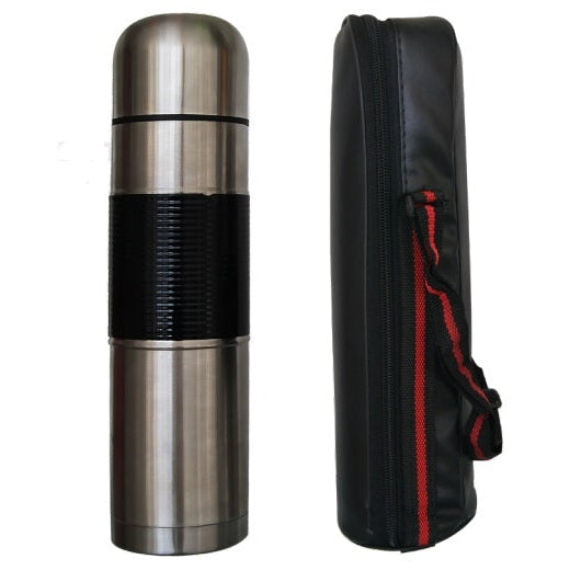 Totally 1L Bullet Stainless Steel Flask With Bag Retail Box