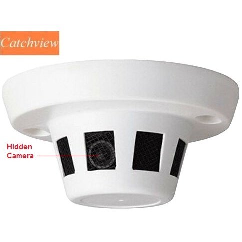 Catchview Eracam Smoke Detector Covert Spy Camera - 1/3Inch Sony 1.3Mp Cmos Sensor, Ahd, 960P, With Ir-Cut, Low Illumination, Dwdr, 3D Nr, Sense-Up, Utc, Retail Box, 1 Year Warranty