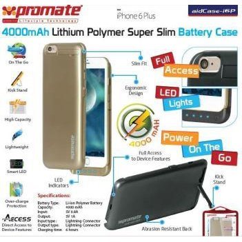 Promate aidCase-i6P 4000mAh Lithium Polymer