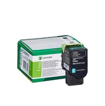 Lexmark C2350c0 Cyan Return Programme Toner Cartridge