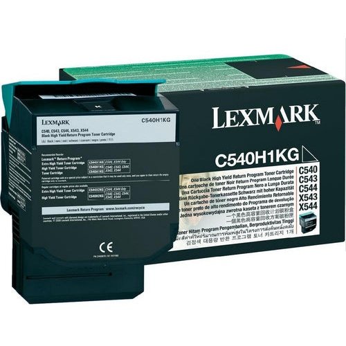 Lexmark C54x X54x Black High Yield Return Programme Toner Cartridge