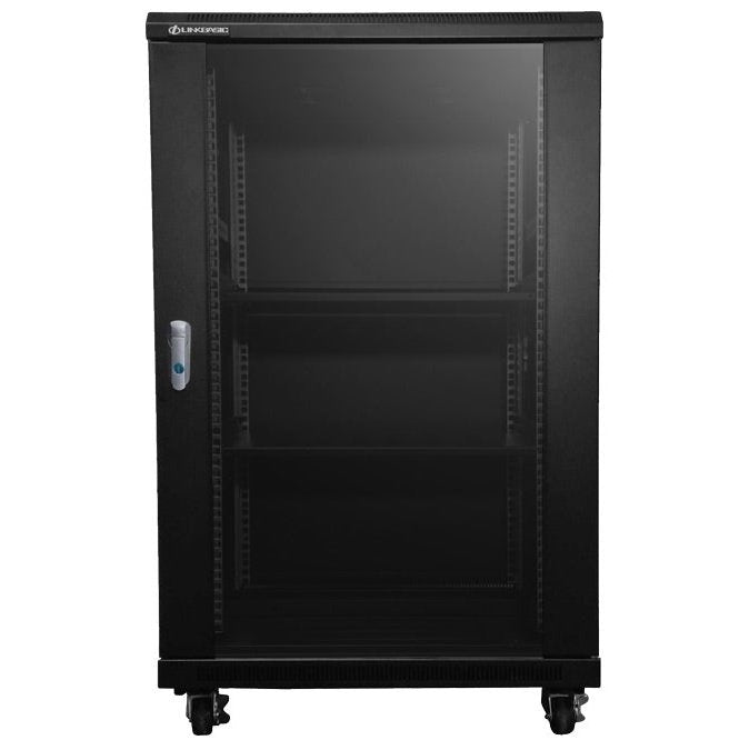 Linkbasic 18U 600 Deep Cabinet 2 Fans & 2 Shelves