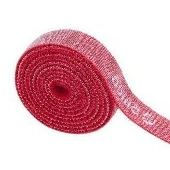 Orico 1M Hook And Loop Cable Tie - Red