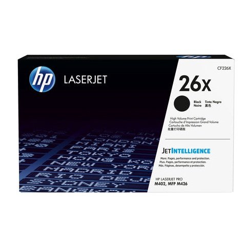 Hp Consumables Hp 26X High Yield Black Original Laserjet Toner Cartridge;9;000 Pages. . (Laserjet Pro M402 Mfp M426).