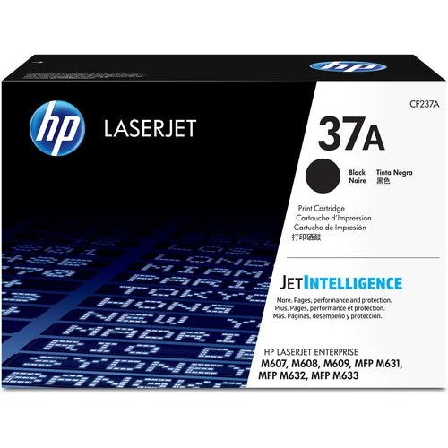 Hp Consumables Hp 37A Black Original Laserjet Toner Cartridge;11;000 Pages. (Hp Laserjet Enterprise M607 M608 M609 M321 M632 M633).