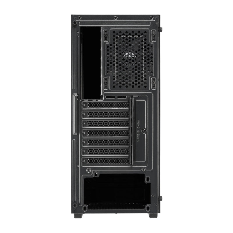 FSP CMT195B ATX Gaming Chassis Tempered Glass side panel - Black