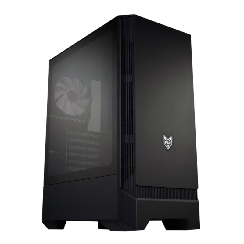 Fsp Cmt260 Atx Micro-Atx Mini-Itx Argb Mid-Tower Gaming Chassis - Black