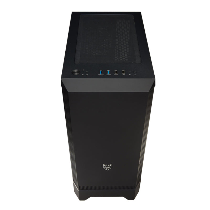 Fsp Cmt260 Atx Micro-Atx Mini-Itx Argb Mid-Tower Gaming Chassis - Black