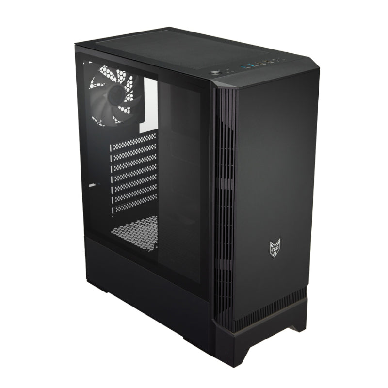 Fsp Cmt260 Atx Micro-Atx Mini-Itx Argb Mid-Tower Gaming Chassis - Black