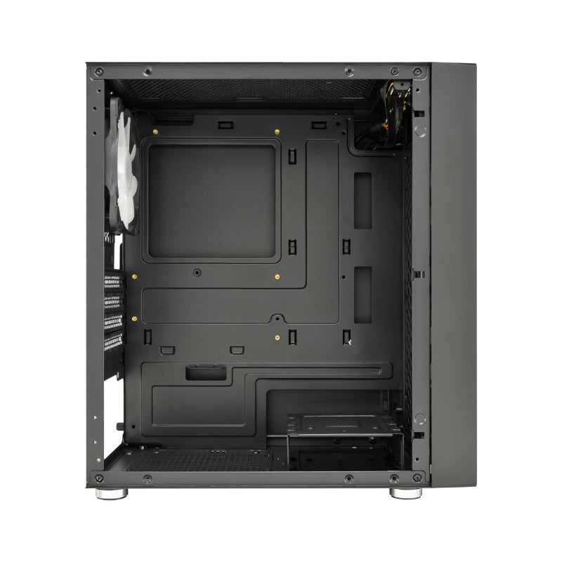 Fsp Cst130 Basic Micro-Atx Gaming Chassis Acrylic Side Panel - Black