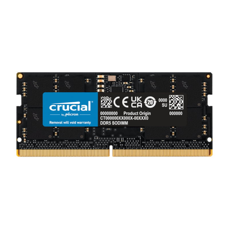 Crucial 16Gb 5600Mhz Ddr5 Sodimm Notebook Memory