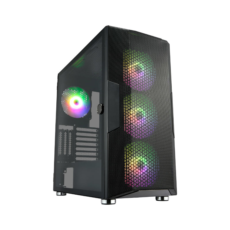 Fsp Cut592 E-Atx Full Tower Tempered Glass Side Panel - Black