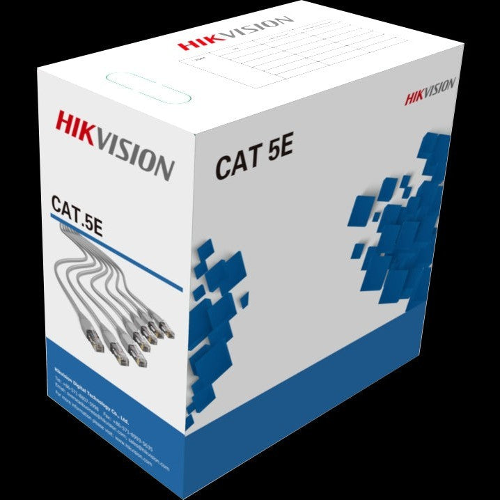 Hikvision 305M Cat5E Utp Network Solid Cable (0.45Mm, Cmx)