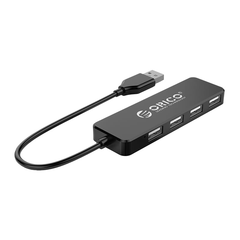 Orico 4 Port Usb2.0 Hub - Black