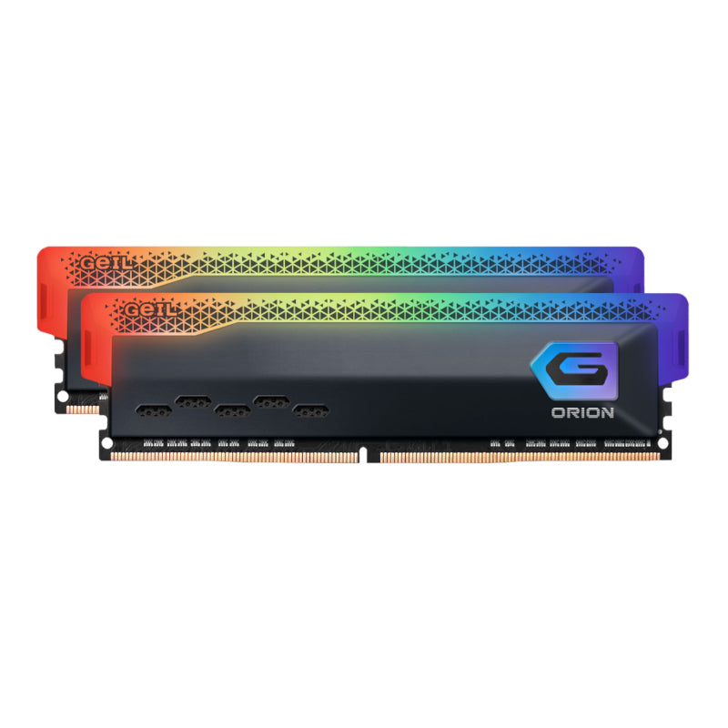 Geil Orion Rgb 32Gb Kit(16X8Gb) 3600Mhz Ddr4 Desktop Gaming Memory-Gray