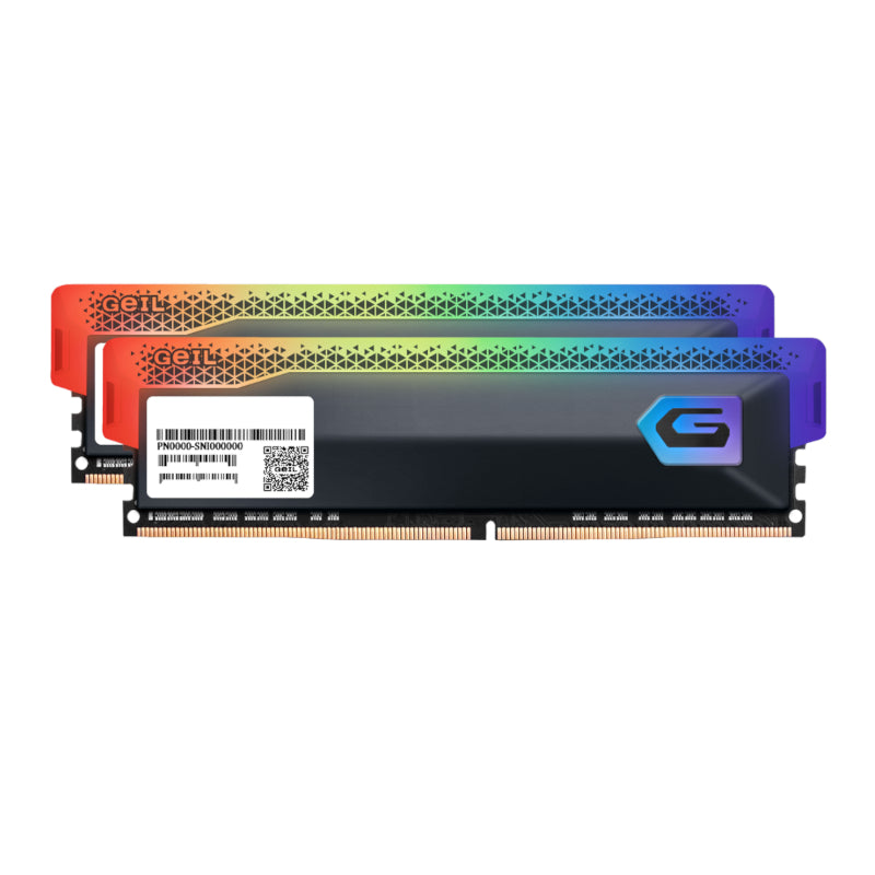 Geil Orion Rgb 32Gb Kit(16X8Gb) 3600Mhz Ddr4 Desktop Gaming Memory-Gray