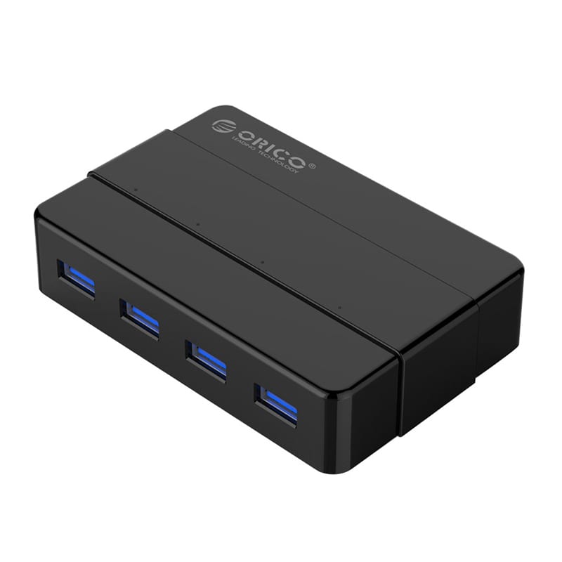 Orico 4 Port Additional Power Usb3.0 Hub - Black