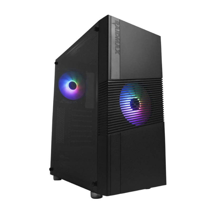 Raidmax H704 Atx Micro-Atx Mini-Itx Argb Sync Mid-Tower Gaming Chassis - Black