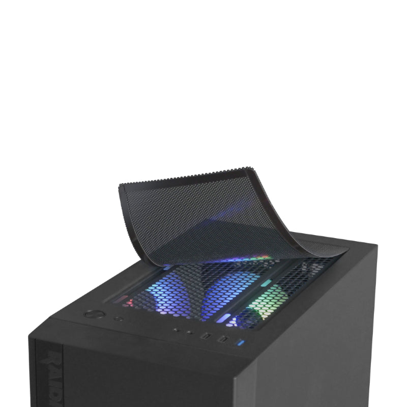 Raidmax H704 Atx Micro-Atx Mini-Itx Argb Sync Mid-Tower Gaming Chassis - Black