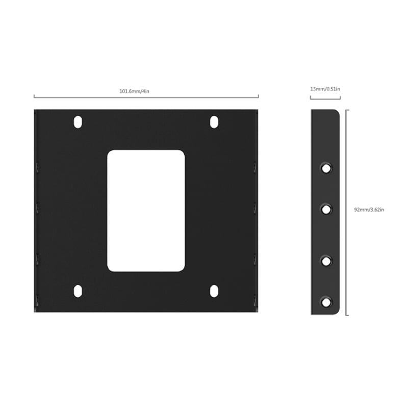 Orico 3.5" To 2.5" Hdd Caddy - Black