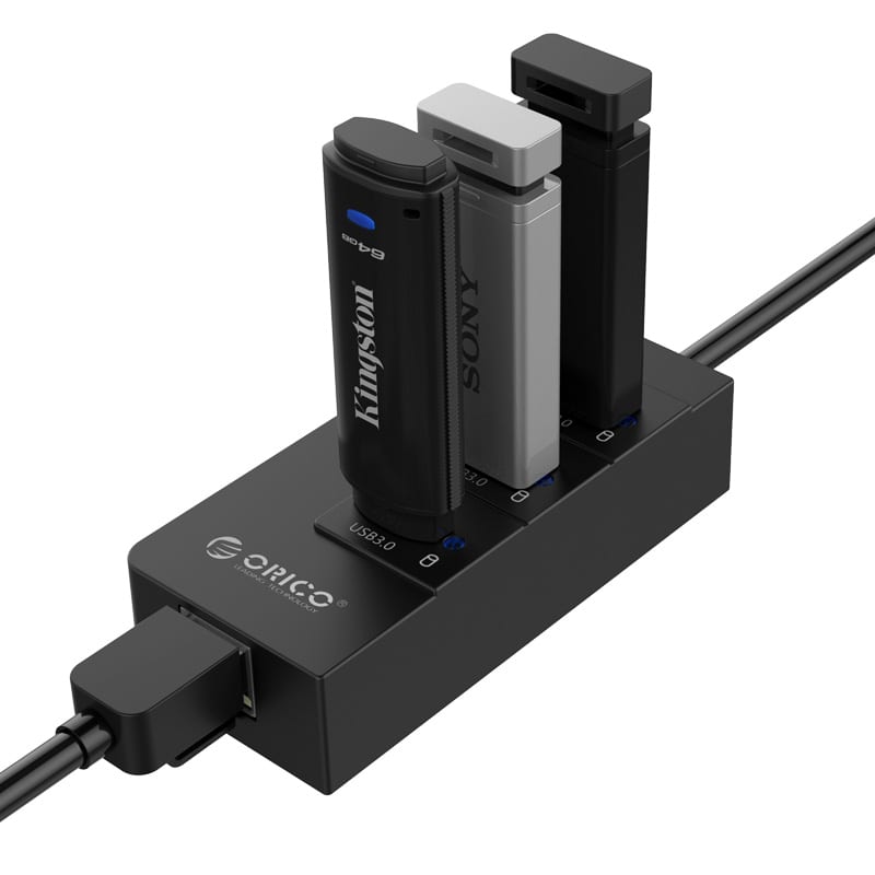 Orico 3Port Usb3.0 Hub W Gigabit Eth Ada