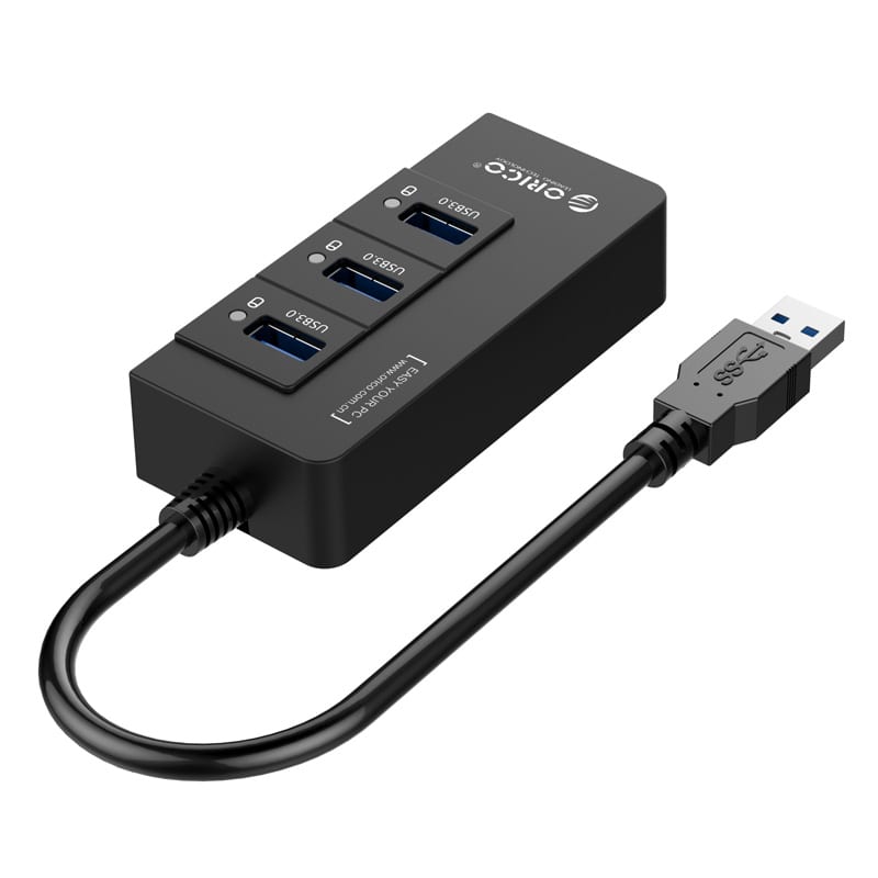 Orico 3Port Usb3.0 Hub W Gigabit Eth Ada