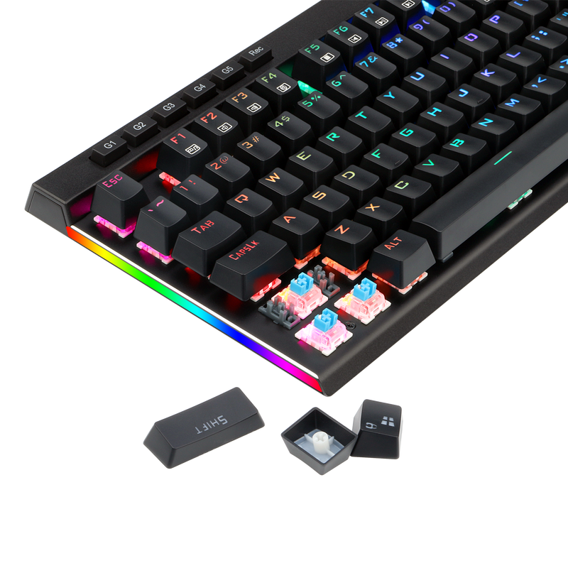 Redragon Vata Mechanical Rgb Gang Keyboard - Black