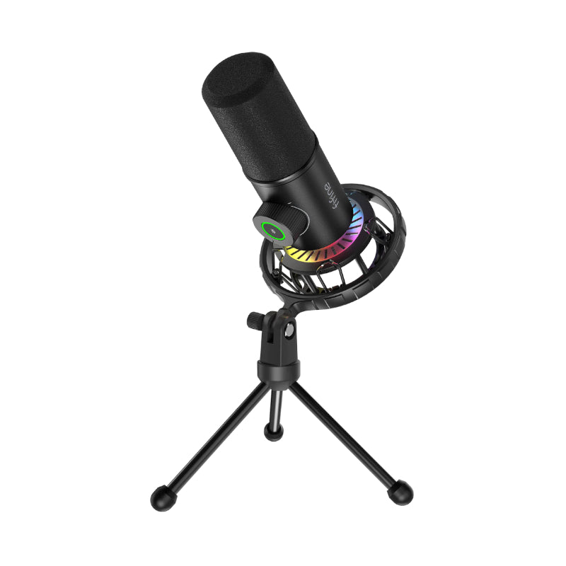 Fifine Mic K658 Usb Dynamic With Shock Mount - Rgb