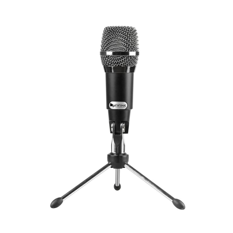 Fifine K668 Uni-Directional Usb Condensor Microphone With Tripod - Black