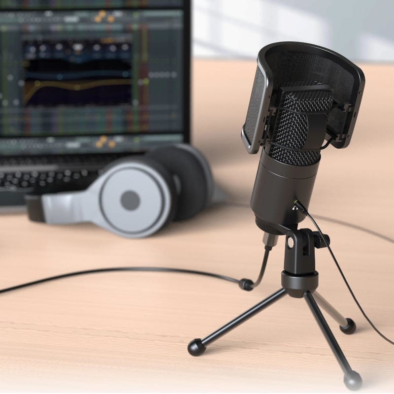 Fifine Mic K683a Usb Cardioid Usb+tripod