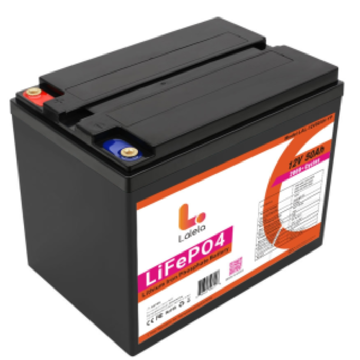 Lalela Lalalela Lithium 12V 50Ah Battery Series Or Parallel Connection 1Yr Warranty