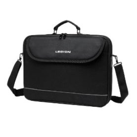 Legion Oem Classic Clamshell Design 15.6 Inch Value Notebook Carry Case- Padded Protection For Notebooks With Screens Up To 15.6 Inches And Essential Mobile Accessories , Large Front Pocket For Files And Papers, Poly Bag, 1 Year Warranty